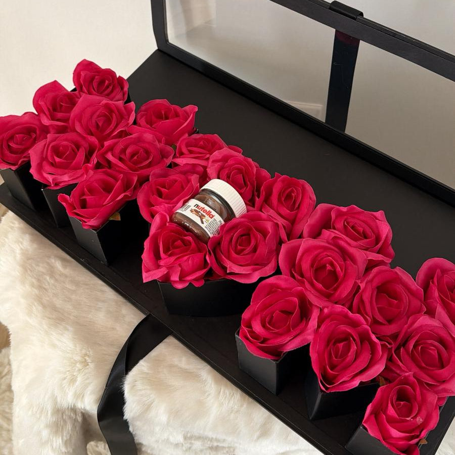 Coffret Roses & Chocolats - Cadeau Maman